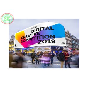 Outdoor P6 full color LED Display Screen 6mm Pixel Pitch IP65 Waterproof