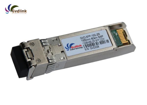 LC SMF Copper Sfp Transceiver Juniper 740-041612 SFPP-10GE-ZR 10Gb/s 80km DOM