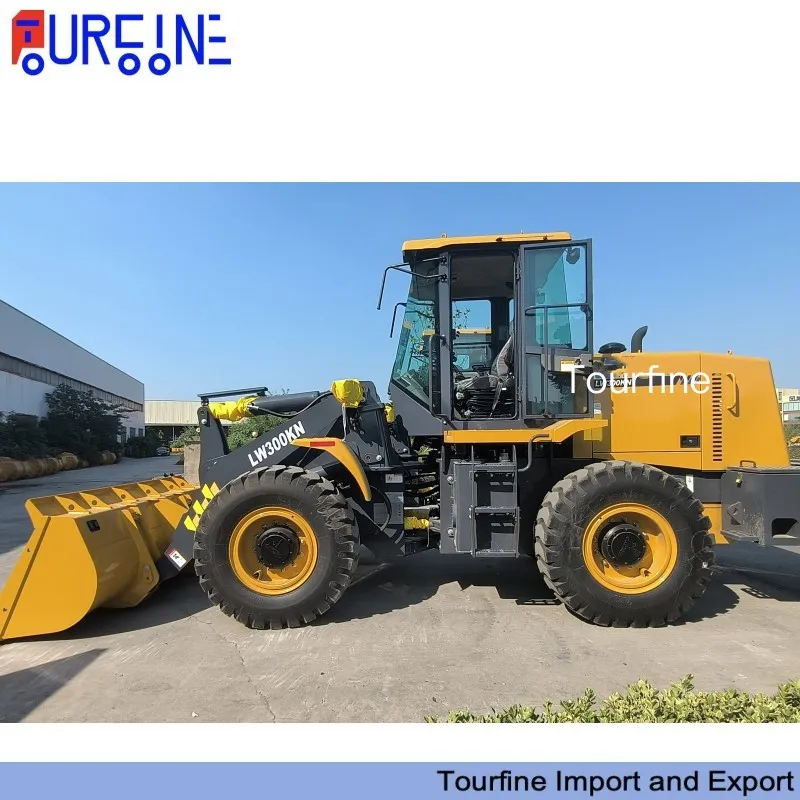 XCMG Wheel Front End Loader Construction Equipment LW300KN With 3 Ton Load