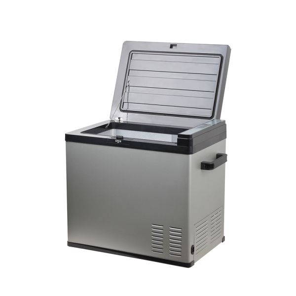 Портативный солнечный автомобильный холодильник компрессорный охладитель для путешествий DC 12V Кампинговый автомобильный морозильник Лед