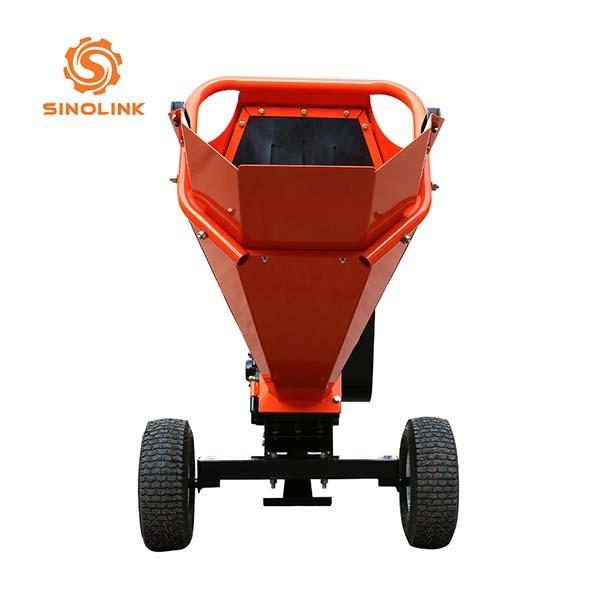 4  7hp Kohler Petrol Garden Wood Chipper Machine For Trees 350mm Roller Gasoline Engine