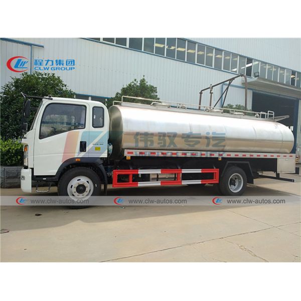 автоцистерна молока 15000L HOWO 10T 15T SS304-2B