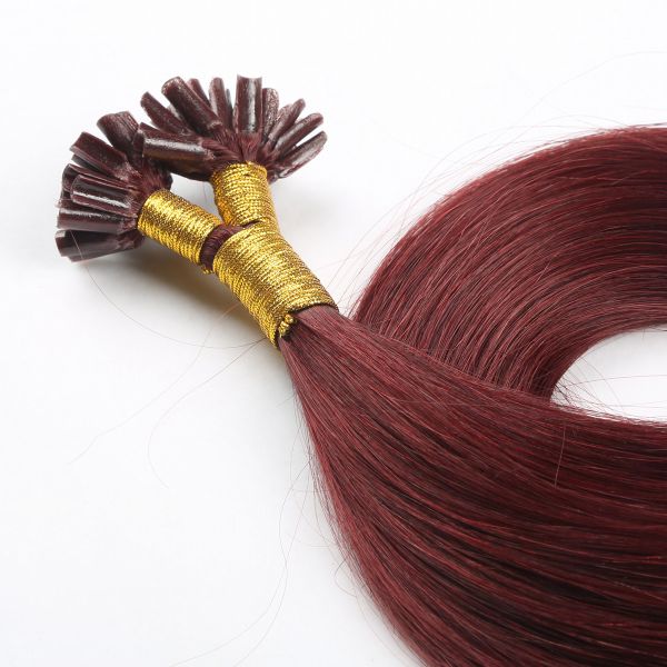 100% Remy human hair U tip pre bonded hair extensions wholesale