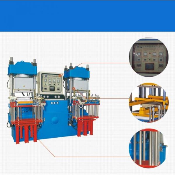 High productive Blue Vacuum Press Silicone Rubber Machine with CE for making rubber silicone products