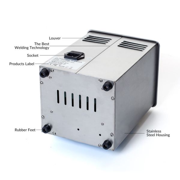 40kHz Mini Ultrasonic Dental Cleaner Stamping Tank With Mechanical Knob