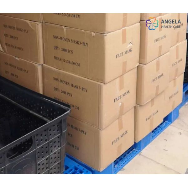Isolation CE,FDA,ISO13485 Certifications Green 3-Ply Disposable Nonwoven Face Mask with Earloop,Disposable Face Mask