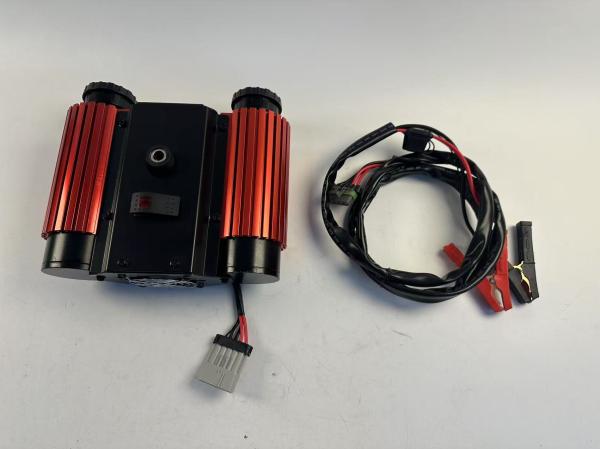 Compresseur d'air à double cylindre de 12 V pour camions à quatre roues motrices