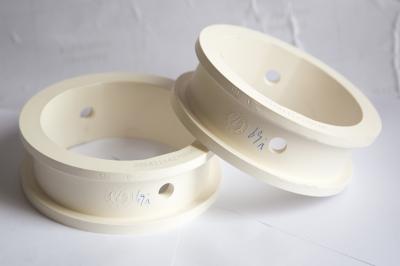White Rubber NBR Valve Seat Long Lifespan Tongue - And - Groove Seat Design