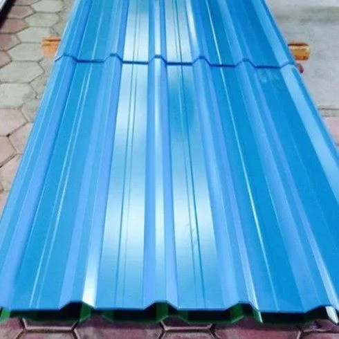 Color Coated PPGI PPGL Roofing Sheet In All Ral Color Top Paint Thickness 10-25 Microns For Roofing Solutions