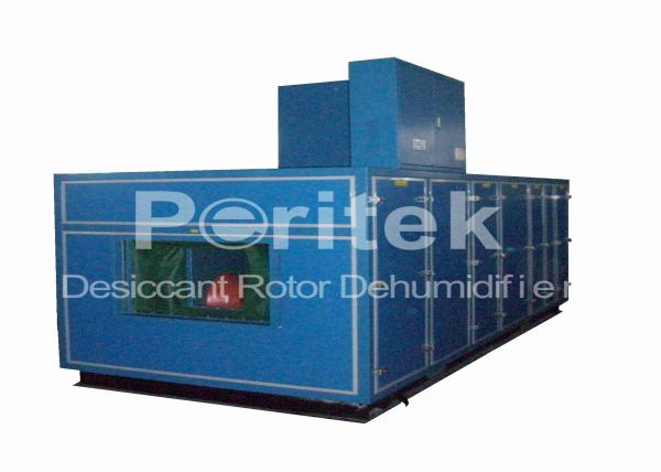 Chemical Low Temperature Dehumidifier , Fire Proof Desiccant Dehumidifier Unit