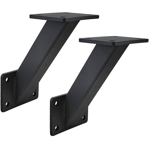 Wall Mounted Stair Support for Wood Railings 12.5 x 3.8 x 5.5cm Sturdy Handrail Bracket