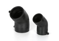 HDPE Electrofusion do PE adaptador do cotovelo de 45 graus para a linha da tubulação
