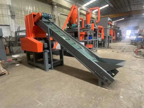 Máquinas de reciclagem de metais ecológicas para PCB Processos de reciclagem de placas em mineração de energia