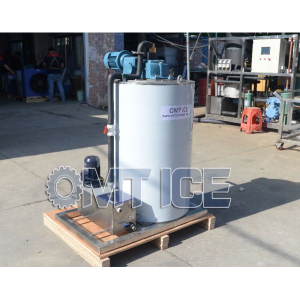 Sea Water 3ton Freshwater Flake Ice Machine Stainless Steel Ice Flake Maker Machine