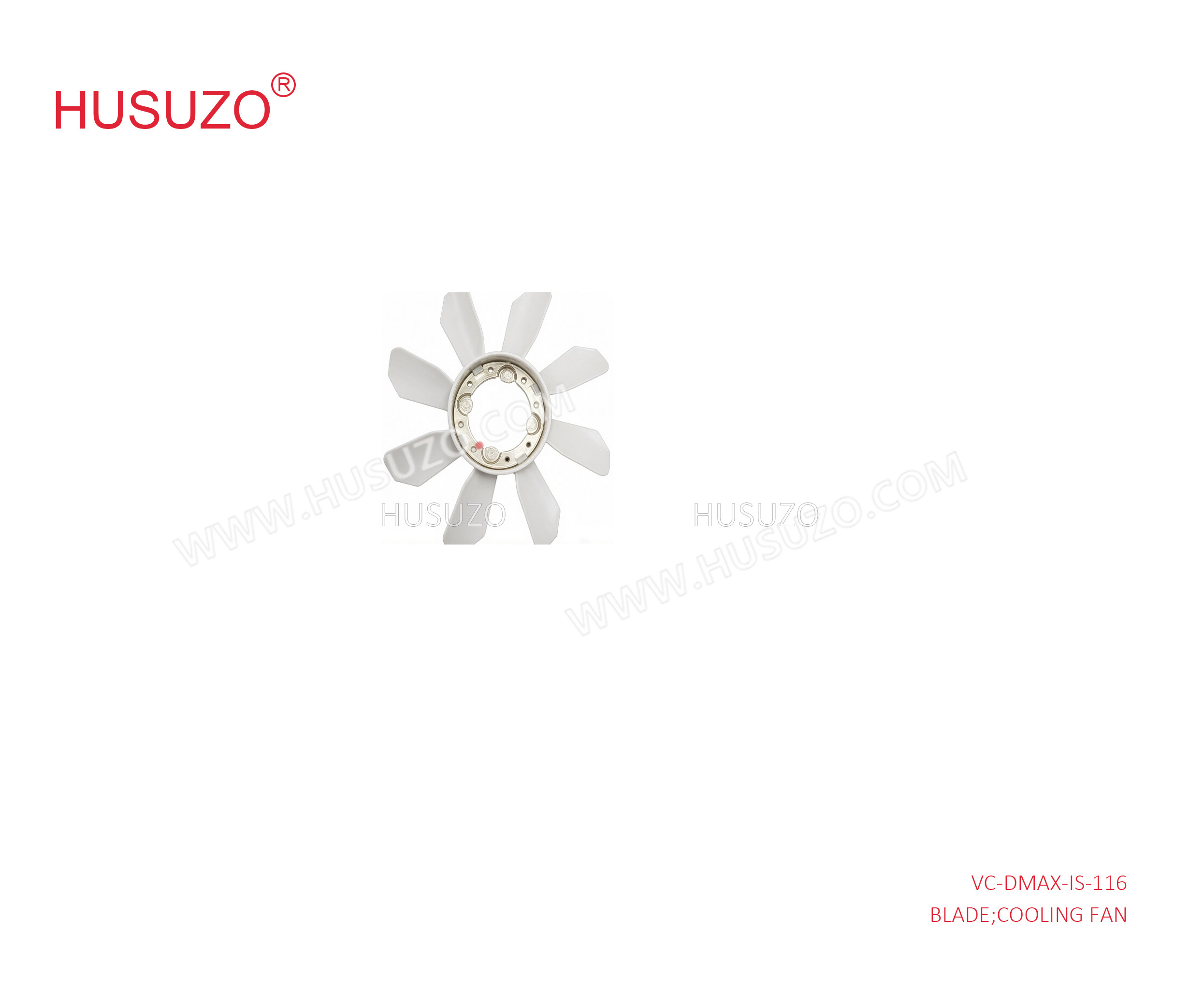 VC-DMAX-IS-116 BLADE;COOLING FAN for ISUZU D-MAX 02-05 06-08