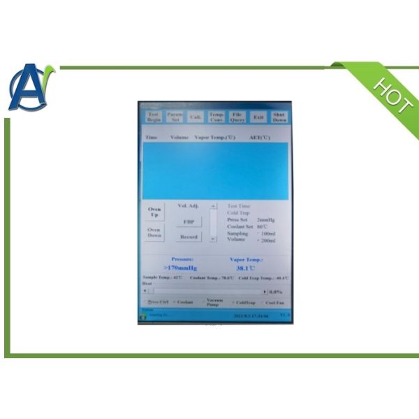 Analyseur numérique de distillation sous vide ASTM D1160 pour produits pétroliers