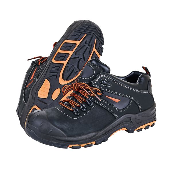 Резиновые подошвы с разделенной кожей верхний материал мужские ботинки безопасности на работе ботинки UF-160