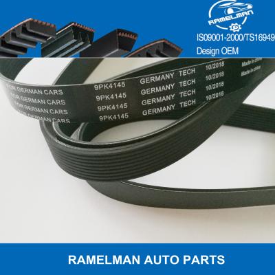 factory supply auto poly v belt high quality mercedes-benz belt oem A0109970992/9PK4145 ramelman brand EPDM /CR material