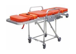 Anti-Corrosion Adjusted Foldchair Stretcher Trolley Medical Ambulance Trolley
