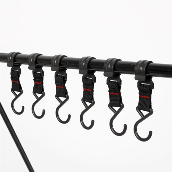 Aluminium Folding Tripod Camping Hanging Rack 800g 93*90*80cm