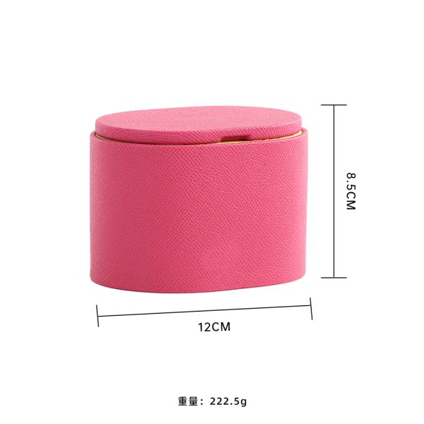 Modern Protective Leather Watch Boxes Customized Logo PU Leather Travel Storage Box