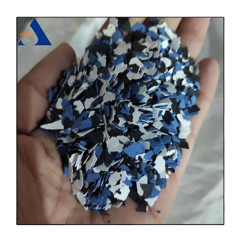 Liquid Coating Mixed Color Composite Rock Chips for Decoration Epoxy Floor Flakes