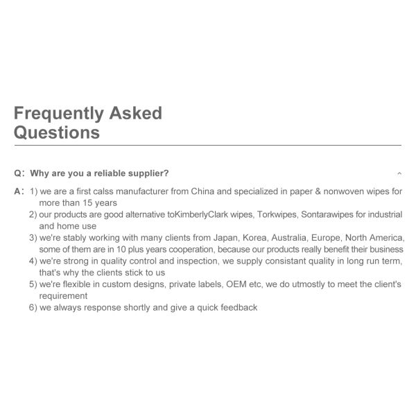 25x25cm Size 35g GSM Cleanroom Wipers with Viscose 50% Polyester 50% Material for Industrial Cleaning