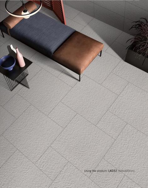 Light Gray Vintage Full Body Porcelain Tiles 60x60cm Indoor Wall