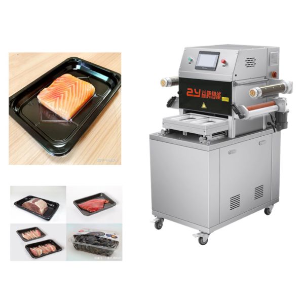 упаковка кожи вакуума 45000W VSP подвергает уплотнитель механической обработке жары подноса еды для мяса