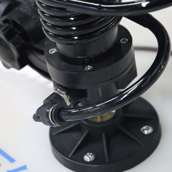 Lightweight Single Rotating Disc Solar Panel Cleaning Brush OEM Supported Water Pipe and Water Pump