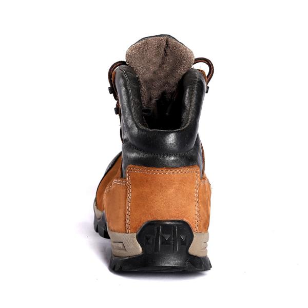 Oil Slip Resistant Steel Plate Work Boots Penetration Resistant Industrial Safety Men Steel Toe Shoes