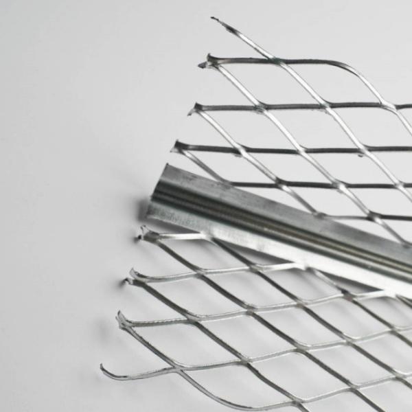 Electro Galvanized Expanded Corner Bead With 0.8mm Gauge Thickness