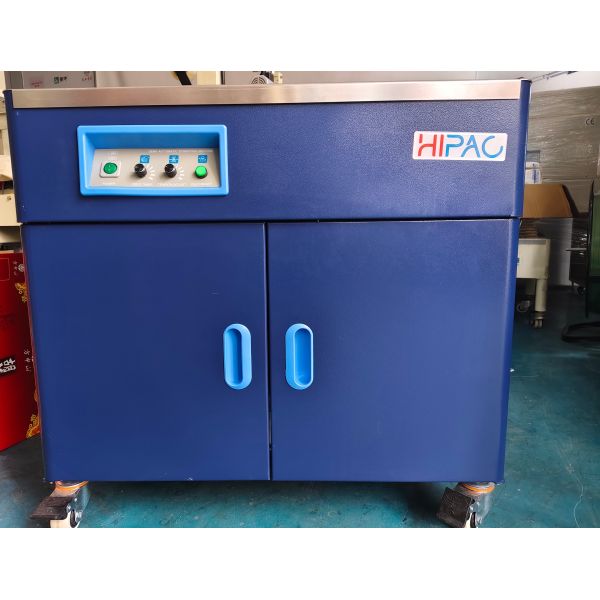 Semi-Automatic Strapping Machine with Easy To Operate Design and 380 V Power Supply for Efficient Carton Sealing