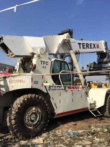 USA Made Terex TCF 45 Used Reachstacker 45000 Kg Lifting Capacity