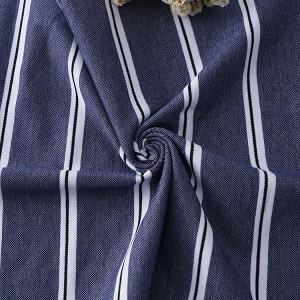 Sentimento natural e boa textura Tecido de malha com raias confortáveis para camisa de polo