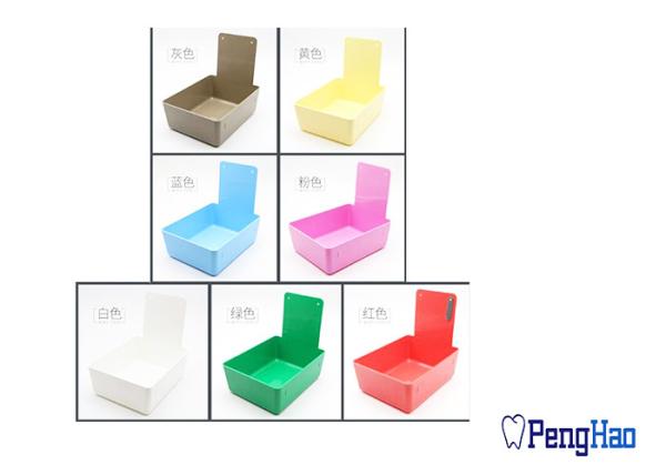 Durable Portable Dental Unit Plastic Material Work Pans Box For Teeth Models