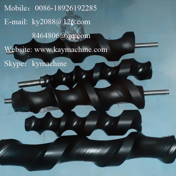 Plastic auger plastic timing auger plastics infeed auger plastics feed auger Timing infeed scroll China manufacturer