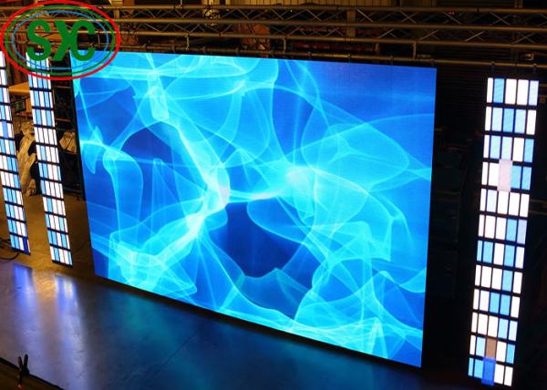 P6 SMD3528 Hanning LED Display 576mm X576mm Cabine de alumínio padrão de fundição 3 anos de garantia