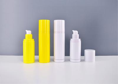 dual wall refill airless cosmetic pump bottles 30ml 50ml 100ml eco sustainable skincare packaging wholesale custom