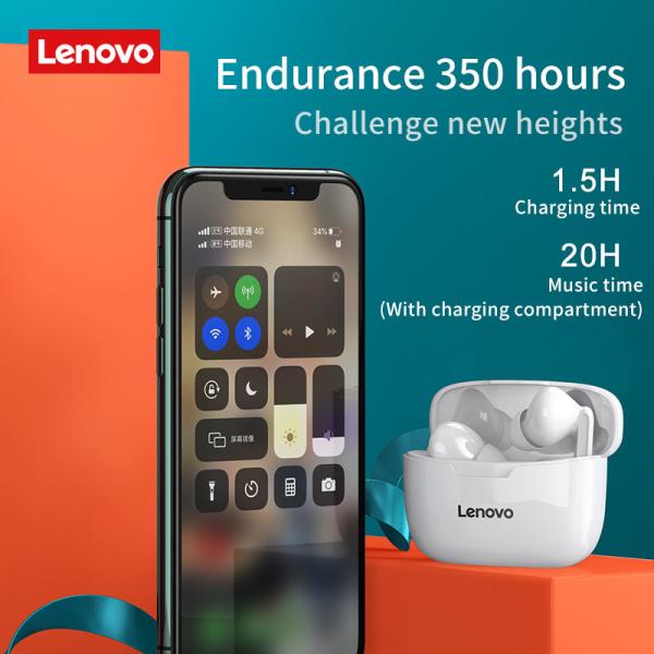 Lenovo XT90 Bluetooth 5.0 TWS Wireless Earbuds with 1.5 Hours Charging Time