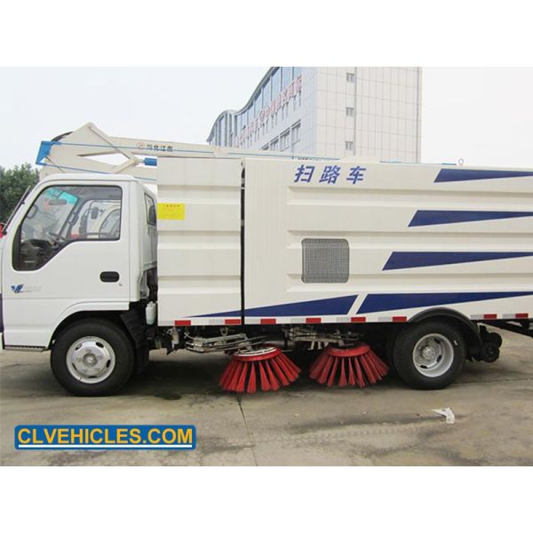 Light Duty ISUZU Road Sweeper Truck 130hp clw Street Cleaning Truck