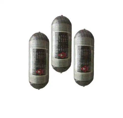 50L 38 Kg CNG 3 Compressed Natural Steel Gas Cylinder with Moncombustible