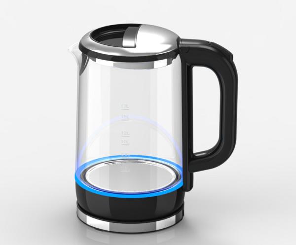 Energy Saving Clear Glass Electric Kettle Water Boiler Kettle CE CB Certification