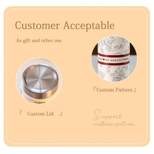 Food Safe 316 Stainless Steel Flask Cup Custom Portable Kettle For Outdoor Activities