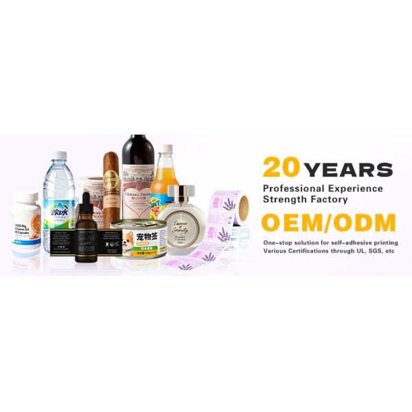 Customized OEM 5ml 10ml High Quality Waterproof Small Vial Sticker Packaging Label for Laboratory Use