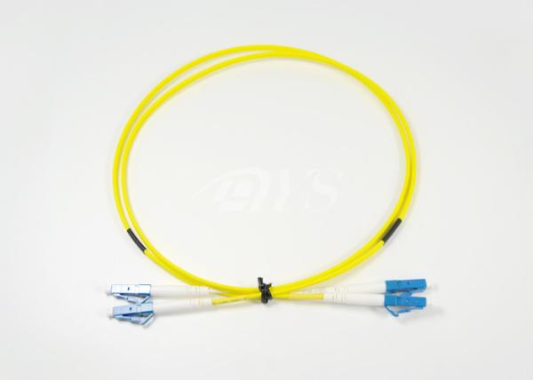 1M Single Mode Duplex Jumper Optical Fiber Patch Cord With ROHS Certifaction