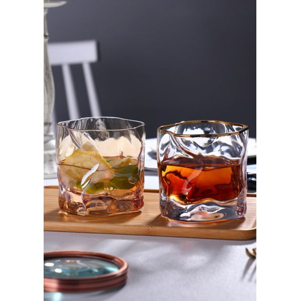 Multifunctional Hand Blown Bar Color Glass Wine Cups Perfect for Any Event