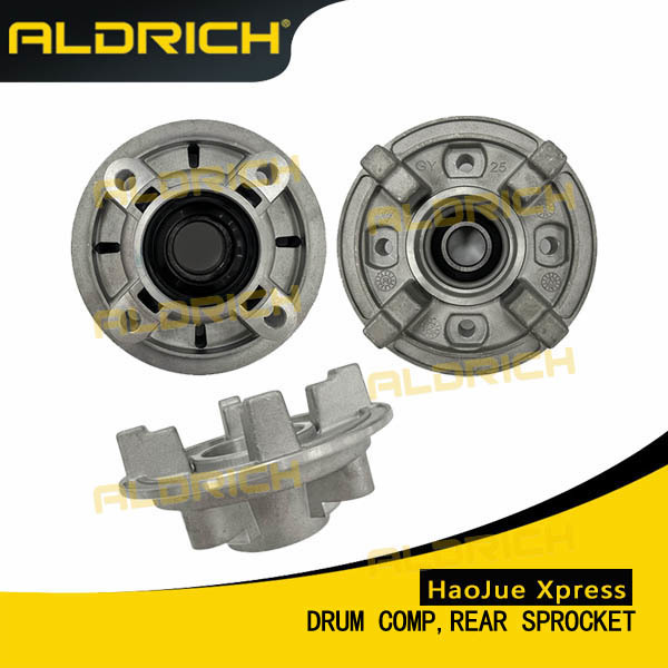 High Quality Motorcycle Rear Sprocket Drum Comp 64610H12800H000 for Haojue Xpress 125