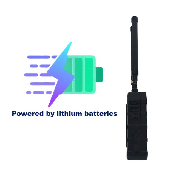 1.5km 70MHz-6.2GHz Drone Detector 500MHz-6GHz FPV Full Coverage Video Captureand Storage 1+N Working Mode With Watches Team Collaboration Portable Design