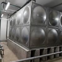 Customized Size Large Industrial Stainless Steel Water Filter Tank Storage Tank